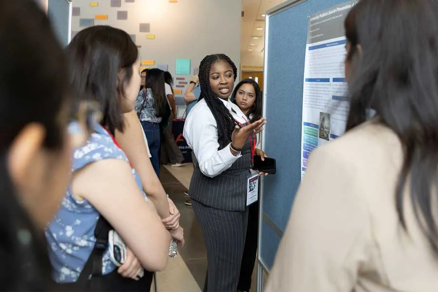 Doswell Conference presenter discusses poster