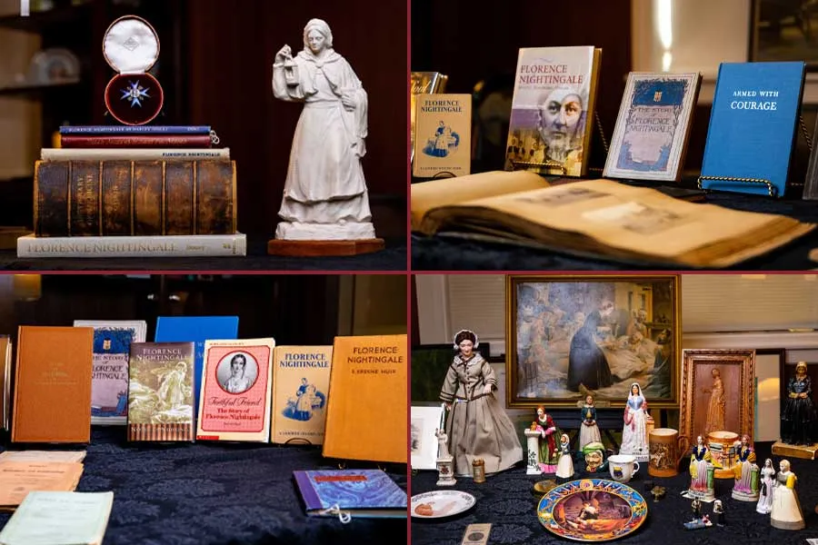 Wid-ranging artifacts from the Florence Nightingale Collection at TWU