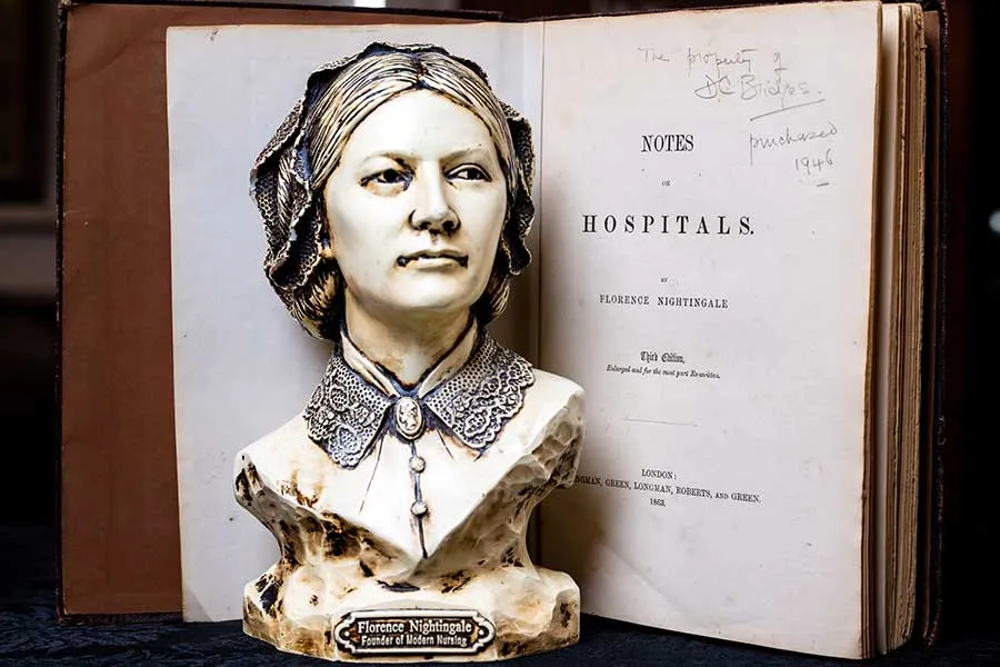 The Florence Nightingale Collection at TWU includes a number of artifacts