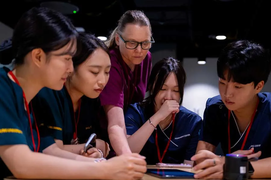 TWU faculty instruct visiting Korean nursing students