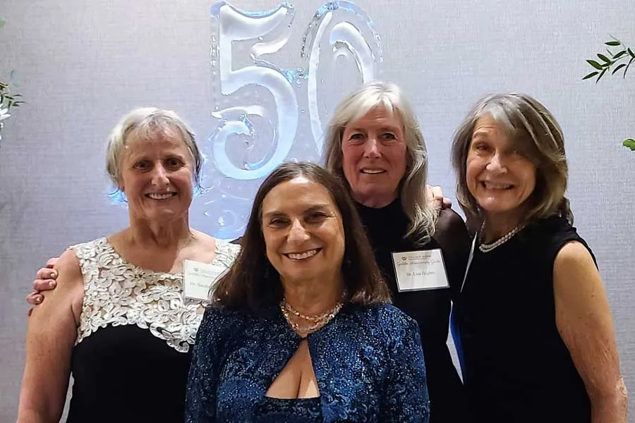 Nursing faculty and alum celebrate at the Golden Anniversary Gala