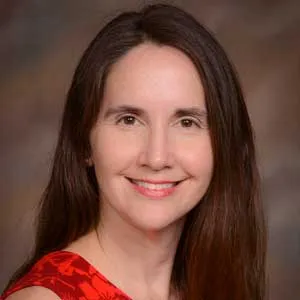 A portrait of Kathleen Davis.