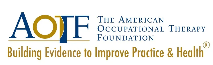 Logo for the American Occupational Therapy Foundation: Building Evidence to Improve Practice & Health 