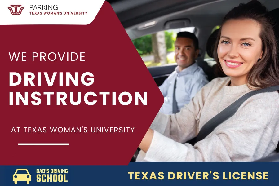 Smiling student driver