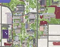 A thumbnail image of the Denton campus parking map