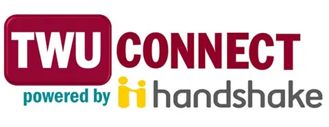 TWU Connect powered by Handshake logo