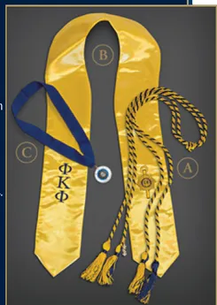 image of honor cords, stole, and medallion 