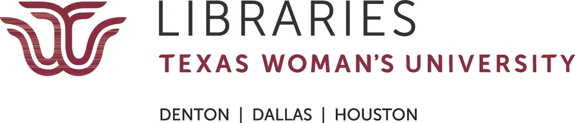 logo for TWU libraries