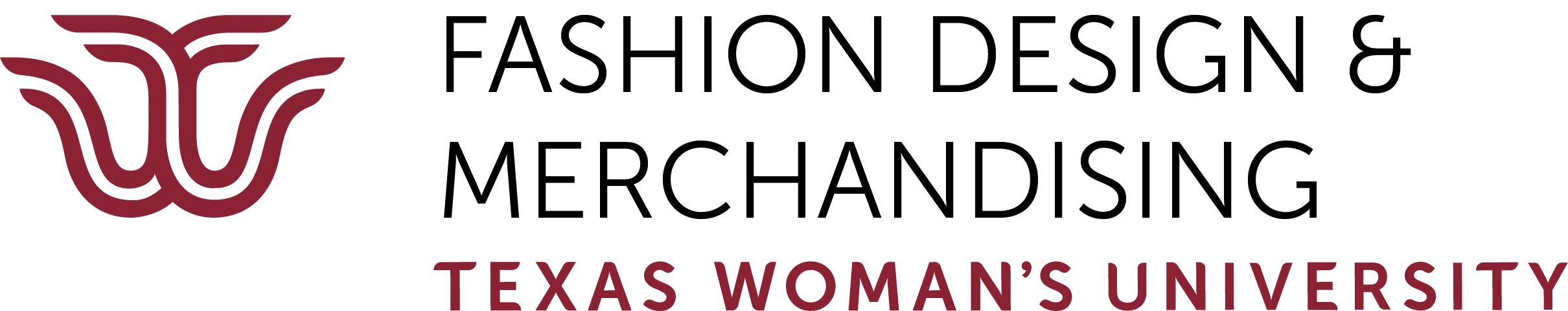 logo for TWU fashion design & merchandising