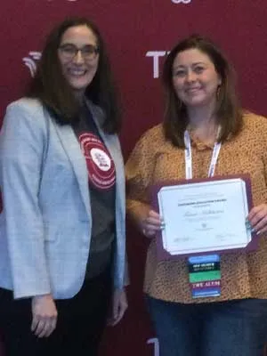 Continuing Education Award winner Tammi Halliburton