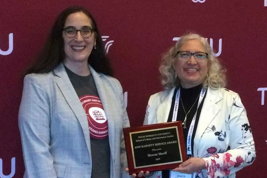 Ann Barnett Outstanding Service Award winner Shweta Shroff