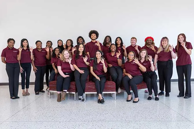 TWU Student Government Association group picture