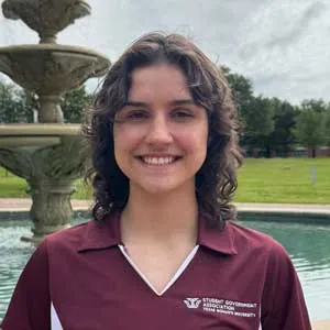 Photo of Danika, student body president