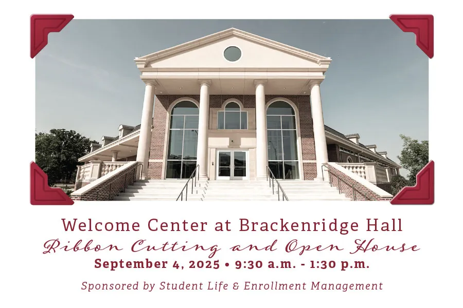 Invitation for Brackenridge Ribbon Cutting