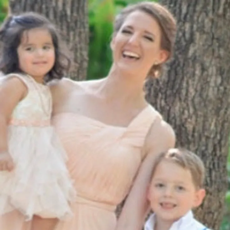 Portrait of Jessica O'Connor with two children
