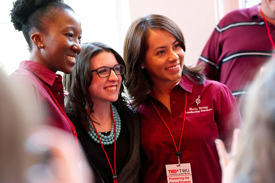 3 attendees of the 2016 TEDxTWU event