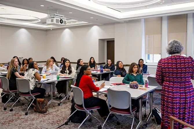 Students in a seminar