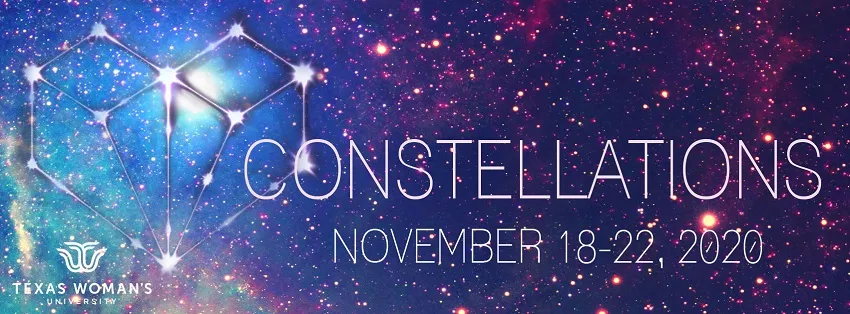 Banner for 2020 production of 'Constellations' 