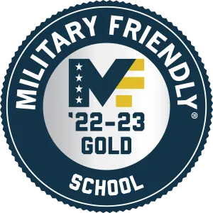 Military Friendly Gold badge 2022-23