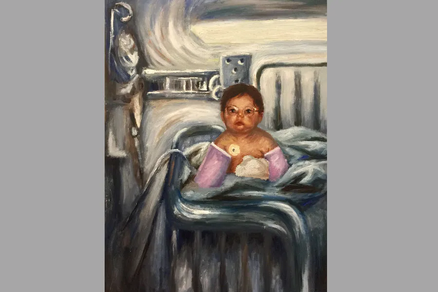 Hannah Werchan's '2nd Cleft Palate Repair' painting