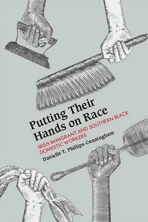 Putting Their Hands on Race book cover featuring an illustration of hands and tools
