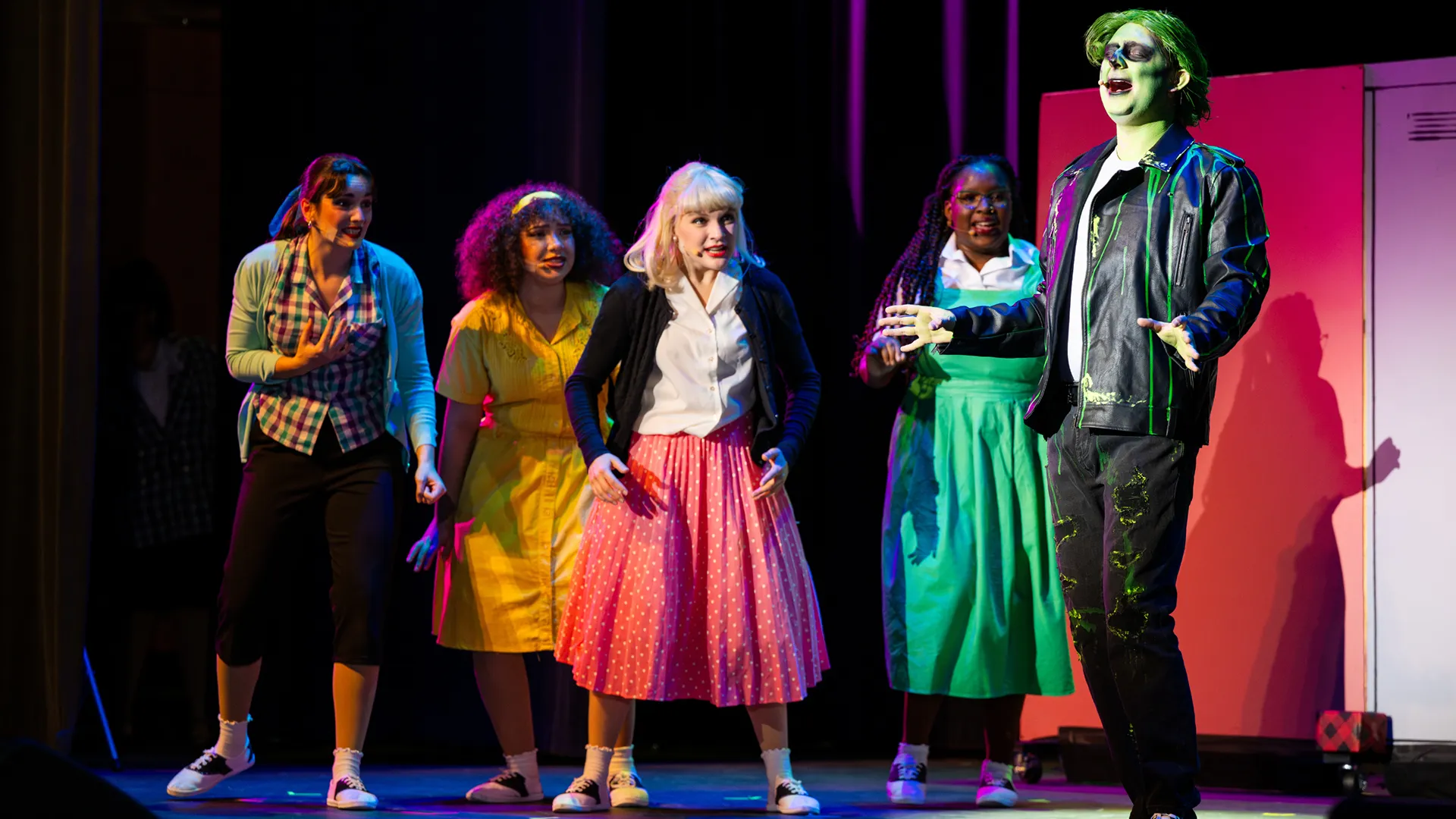 Musical Theatre Ensemble performing Zombie Prom